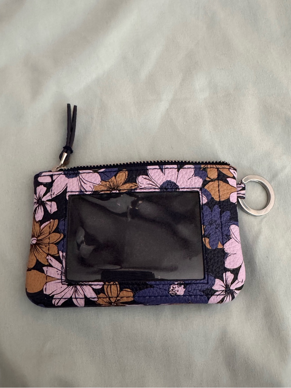 Vera Bradley Floral Card Case Wallet in Trellis Floral